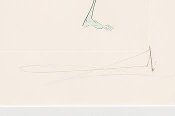 Salvador Dalí, coloured drypoint, 1974, signed and numbered 43/300.