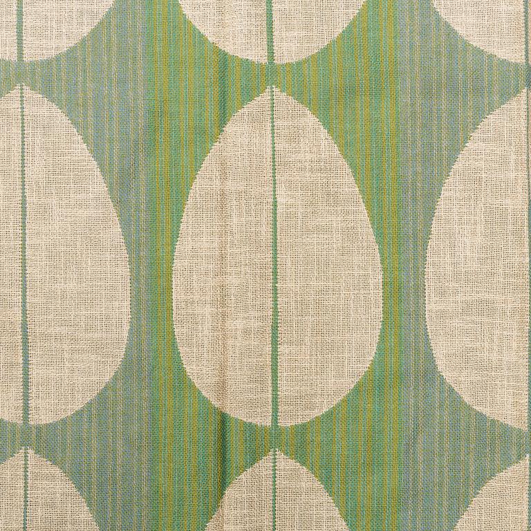 ELSA GULLBERG, CURTAINS, 4 pieces, two ca 255 x 125,5, två ca 215 x 125,5 cm each,