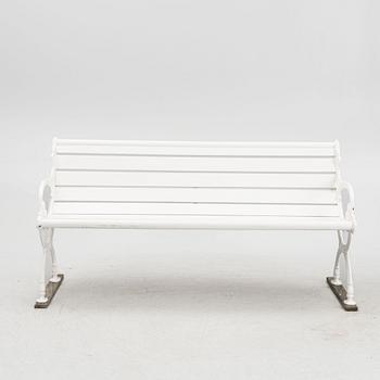 Trädgårdssoffa, gjutjärn, 1900-tal.