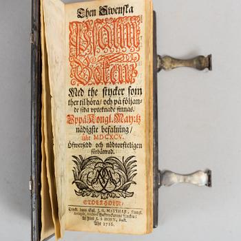 Silverskott skölpadd-band från 1700-talet, (1 vol.).