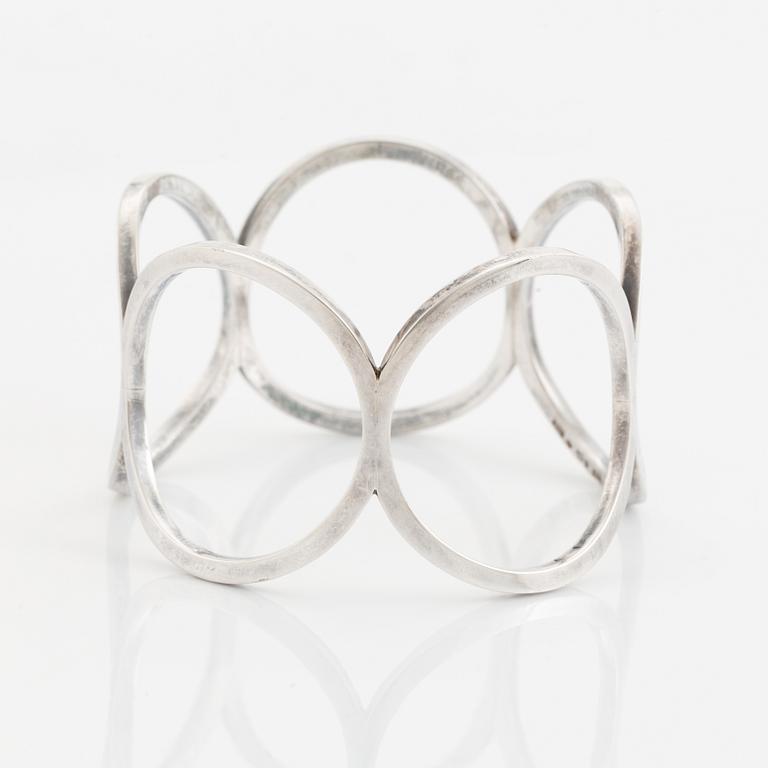 Karl-Ingemar Johansson, armring, sterlingsilver.