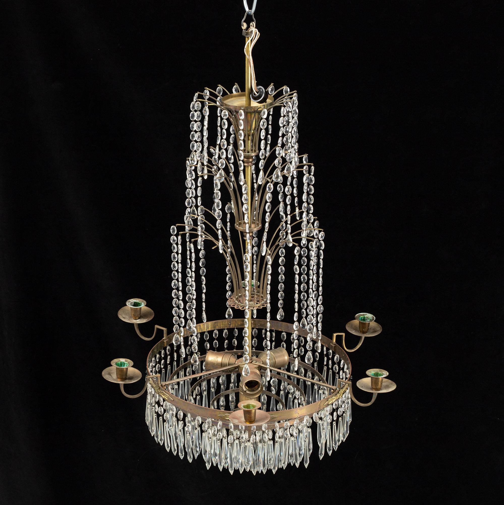 Ljuskrona, 1900-talets första hälft.