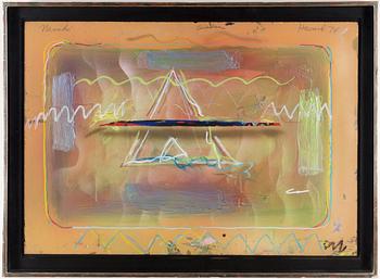 JAMES HAVARD, mixed media, signed and dated 74.