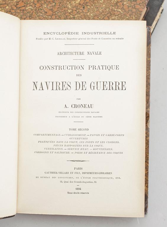 PARTI BÖCKER, 2+1 vol. Bl a Guibert Essai General de Tactique 1772.