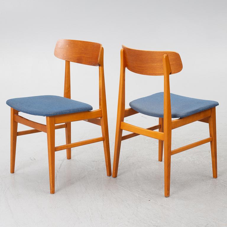 Tage Olofsson, stolar, 4 st, teak, 1960-tal.