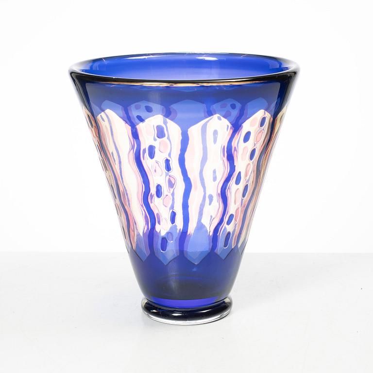 Helén Krantz, vaser, ett par, glas.