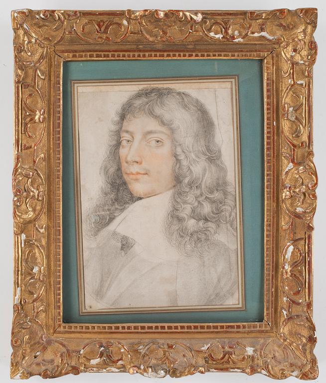 Robert Nanteuil Hans krets, Mansporträtt, bröstbild.