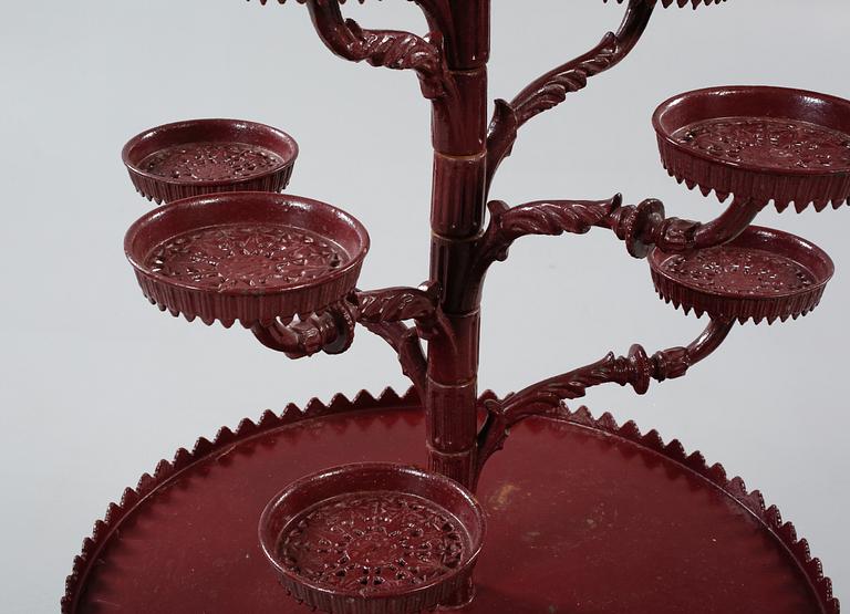 TRÄDGÅRDSBORD/ BLOMBORD, J & C.G Bolinder, Stockholm, omkring sekelskiftet 1900.