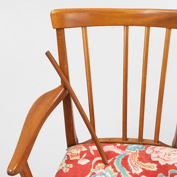 A pair of 'Herrgården' armchairs by Carl Malmsten, second half of the 20th Century.