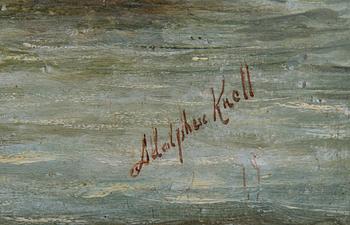 Adolphus Knell, a pair. Signed. Panels, 39 x 21 cm each.