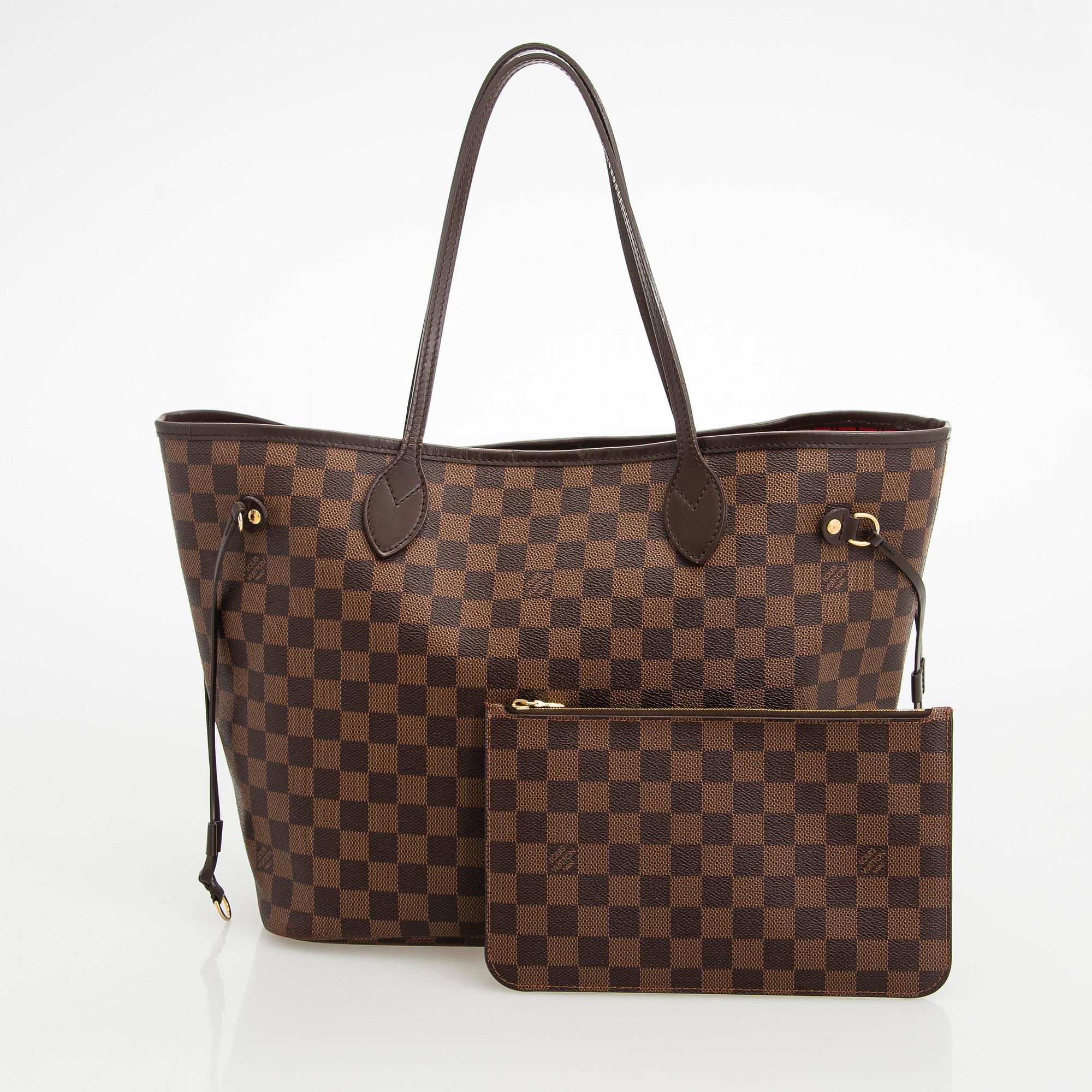 Louis vuitton neverfull damier ebene discount