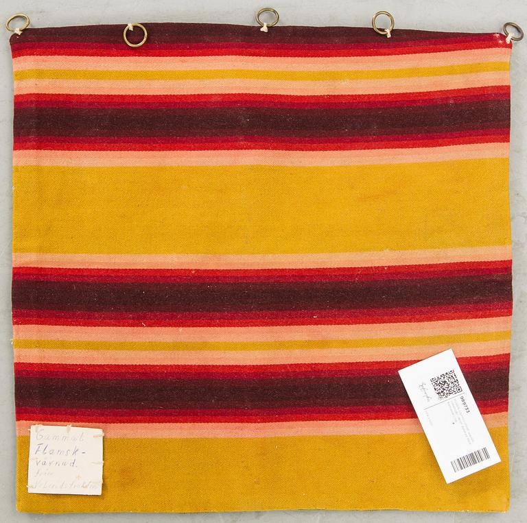 A Swedish tapestry weave Jynne Scania dated 1869.
