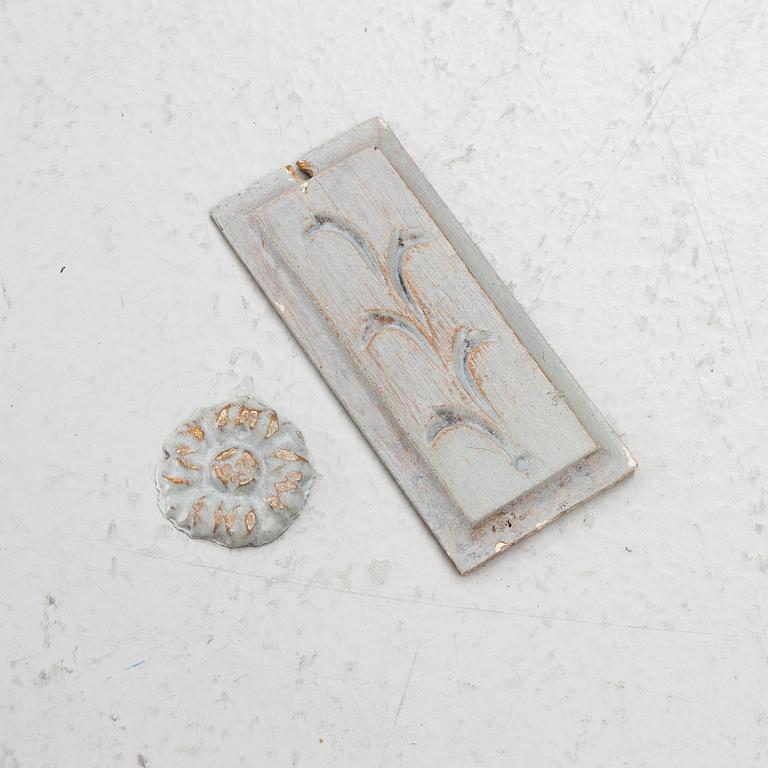 Säng, sengustaviansk, tidigt 1800-tal.