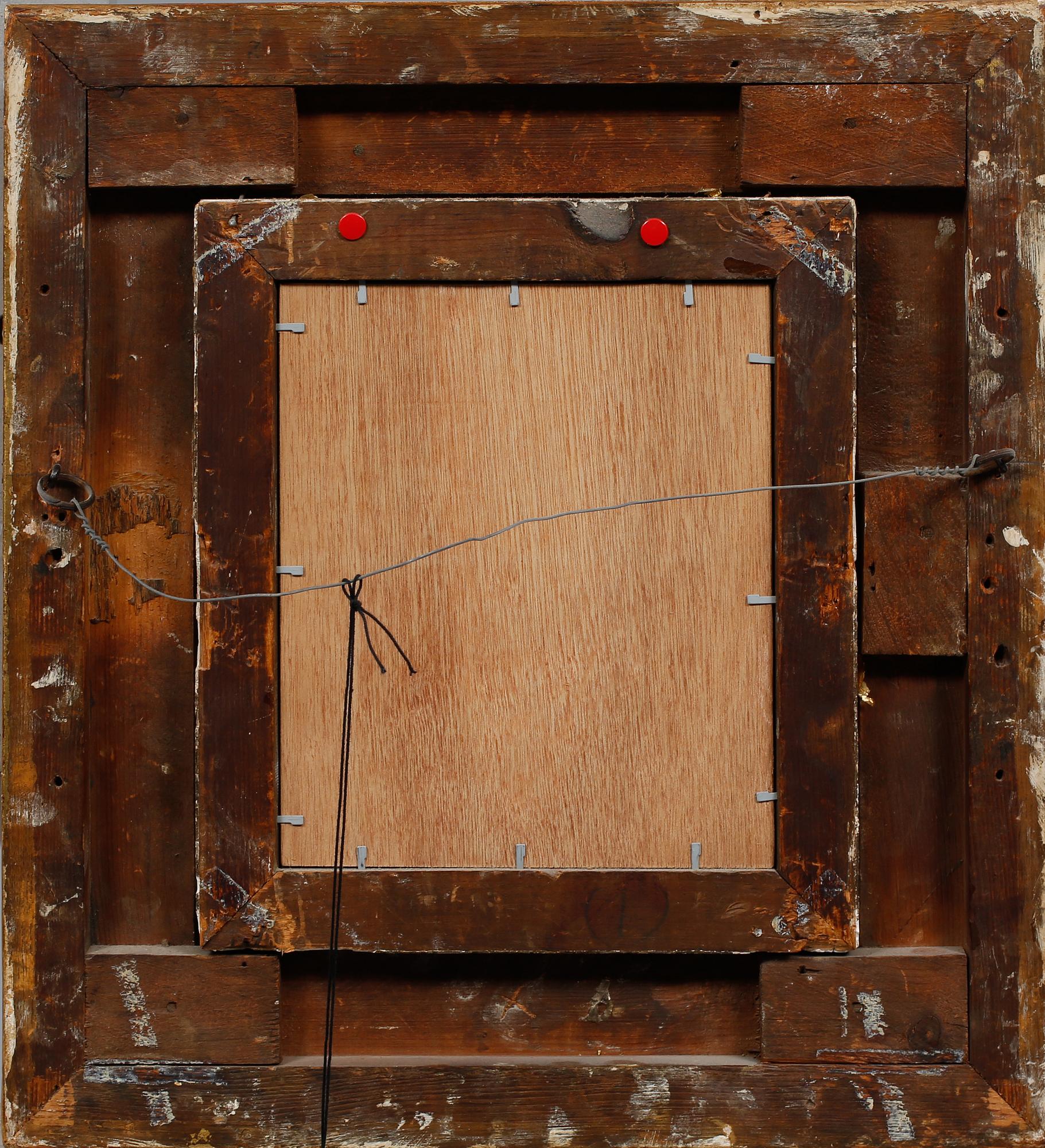 OKÄND KONSTNÄR, 2 st, olja på papper, 1800-tal.