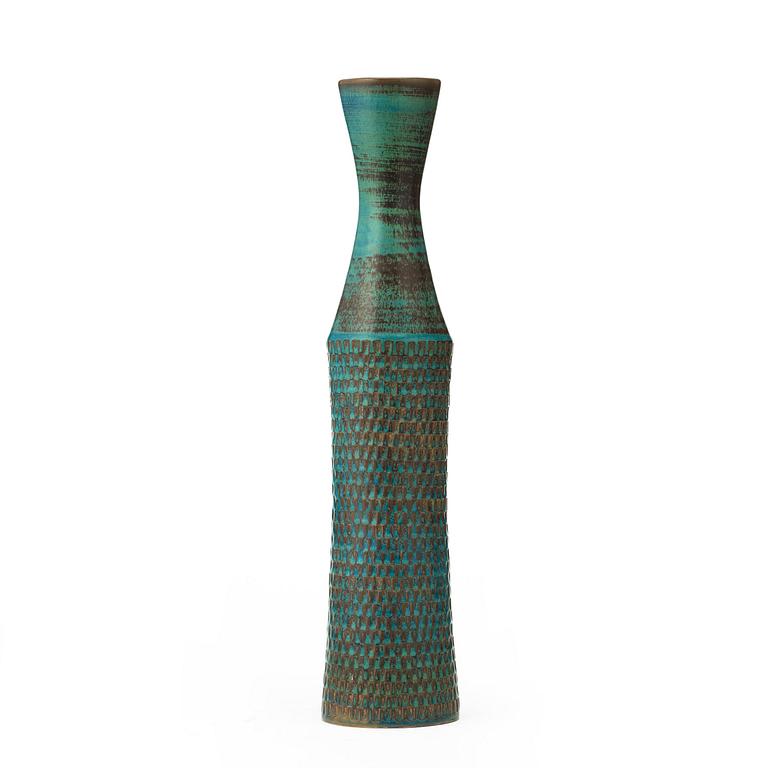 Stig Lindberg, a stoneware vase, Gustavsberg studio 1961.