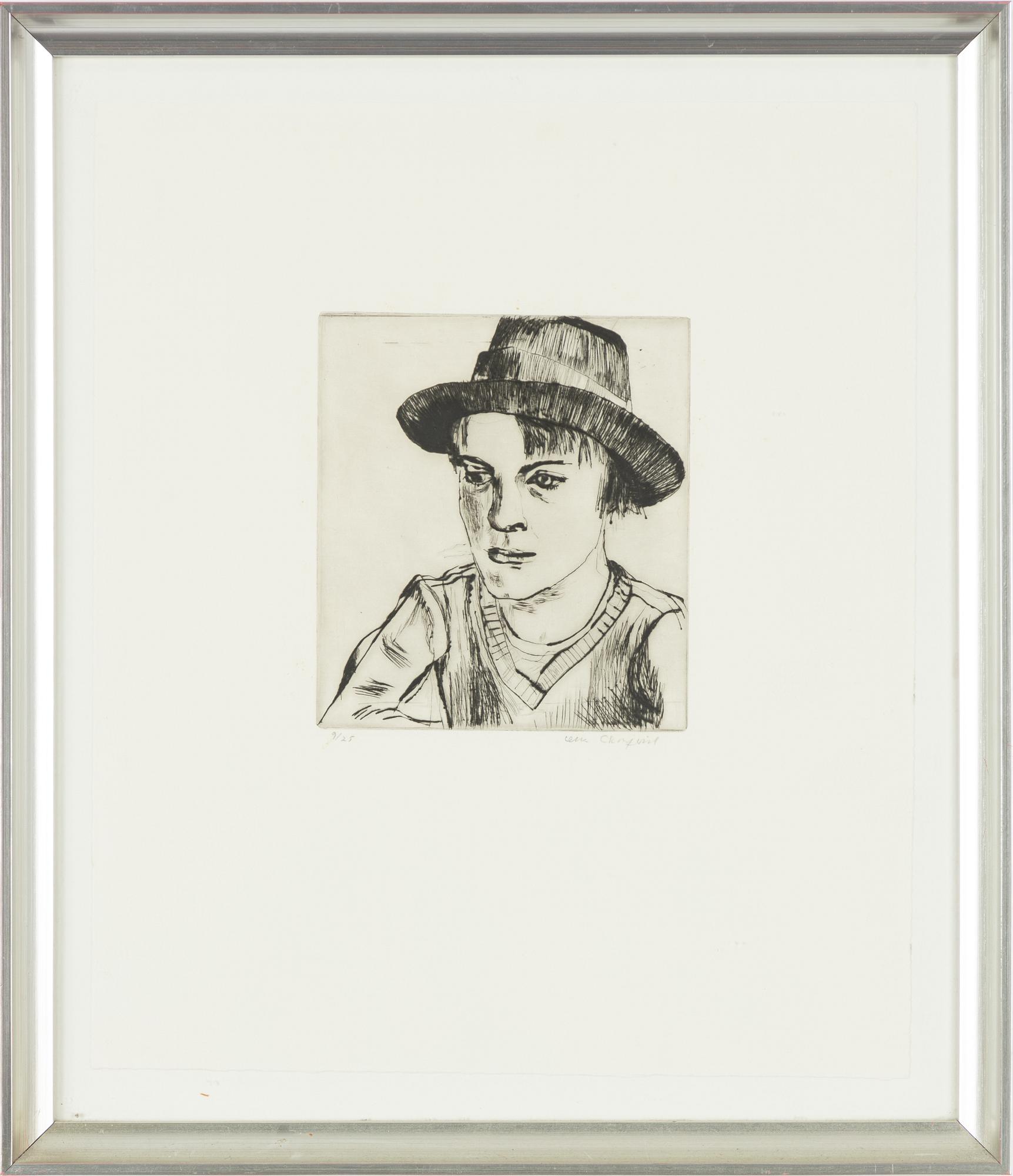 Lena Cronqvist, Portrait of Göran Tunström.