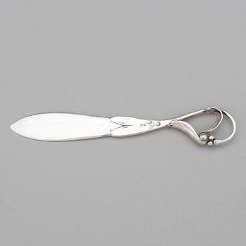 GEORG JENSEN, Brevkniv, silver, Köpenhamn, 1926. Tot vikt 25 gram.