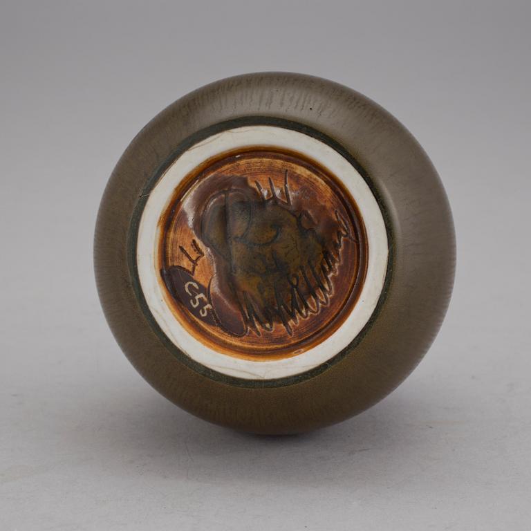 VAS, stengods, Carl-Harry Stålhane, Rörstrand, 1956, unik.