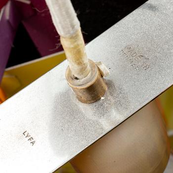 A 'Casablanca' ceiling light by Simon P Henningsen, Lyfa, Denmark.