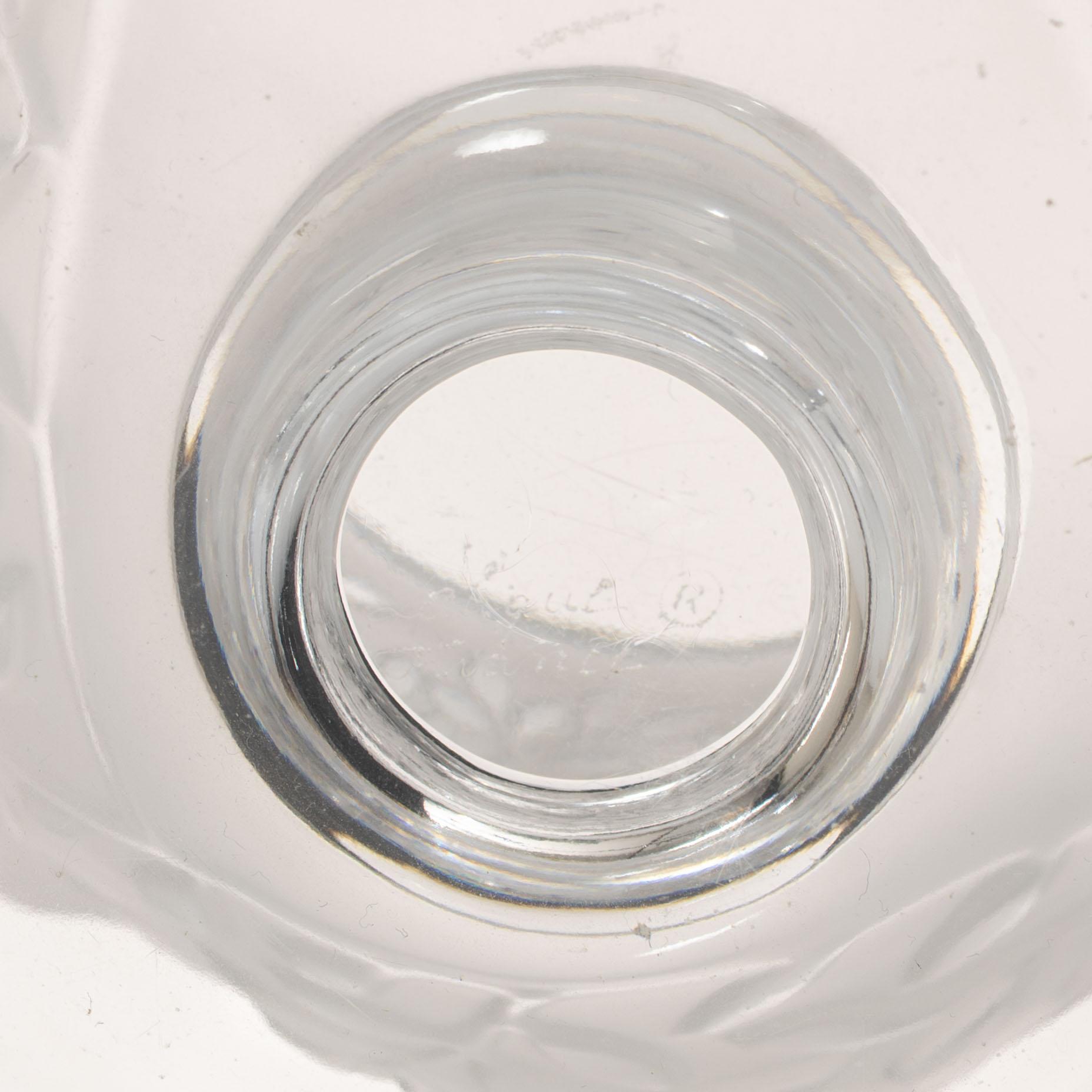 Marc Lalique, an 'Elisabeth' glass bowl on foot, Lalique, France.