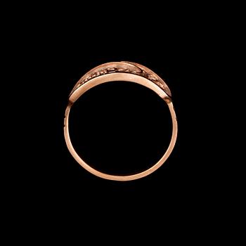 RING, guld 14K, sovjetiska stämplar. Paino 2,6 g.