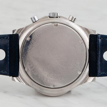 GLYCINE, chronograph, "15 Pulsations", wristwatch, 42 mm.