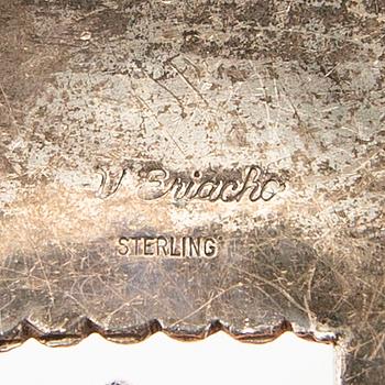 Bälte, Viola Eriacho, sterling silver fattad med turkoser och stenar.