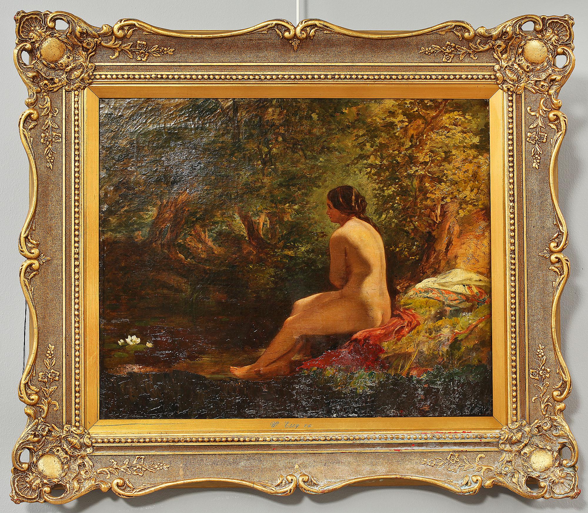 WILLIAM ETTY, tillskriven, olja på duk, 1800-tal.