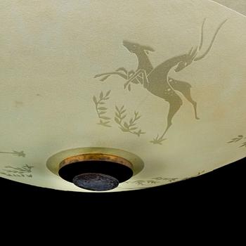 A 1930s ceiling light.