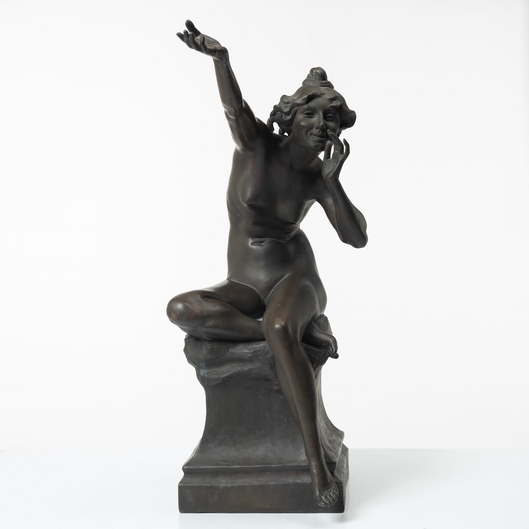 Alice Nordin, seated female figure.