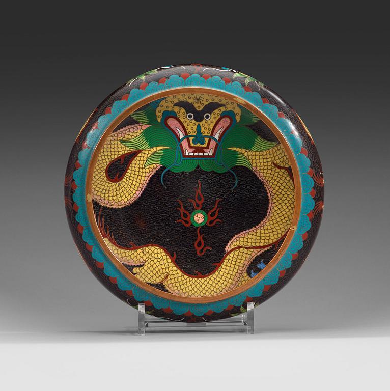 A Chinese cloisonné censer, early 20th Century.