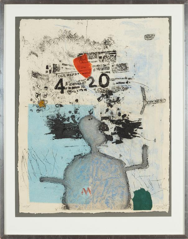 James Coignard, carborundum etching, signed 47/75.