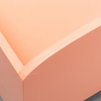 Marie-Louise Ekman, a bench/sofa, executed for the Marie-Louise Ekman exhibition at Moderna Museet, Stockholm 2017.