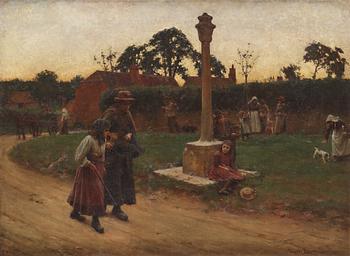 539. Walter Langley, WALTER LANGLEY, oil on canvas, signed Walter Langley and dated 1899.