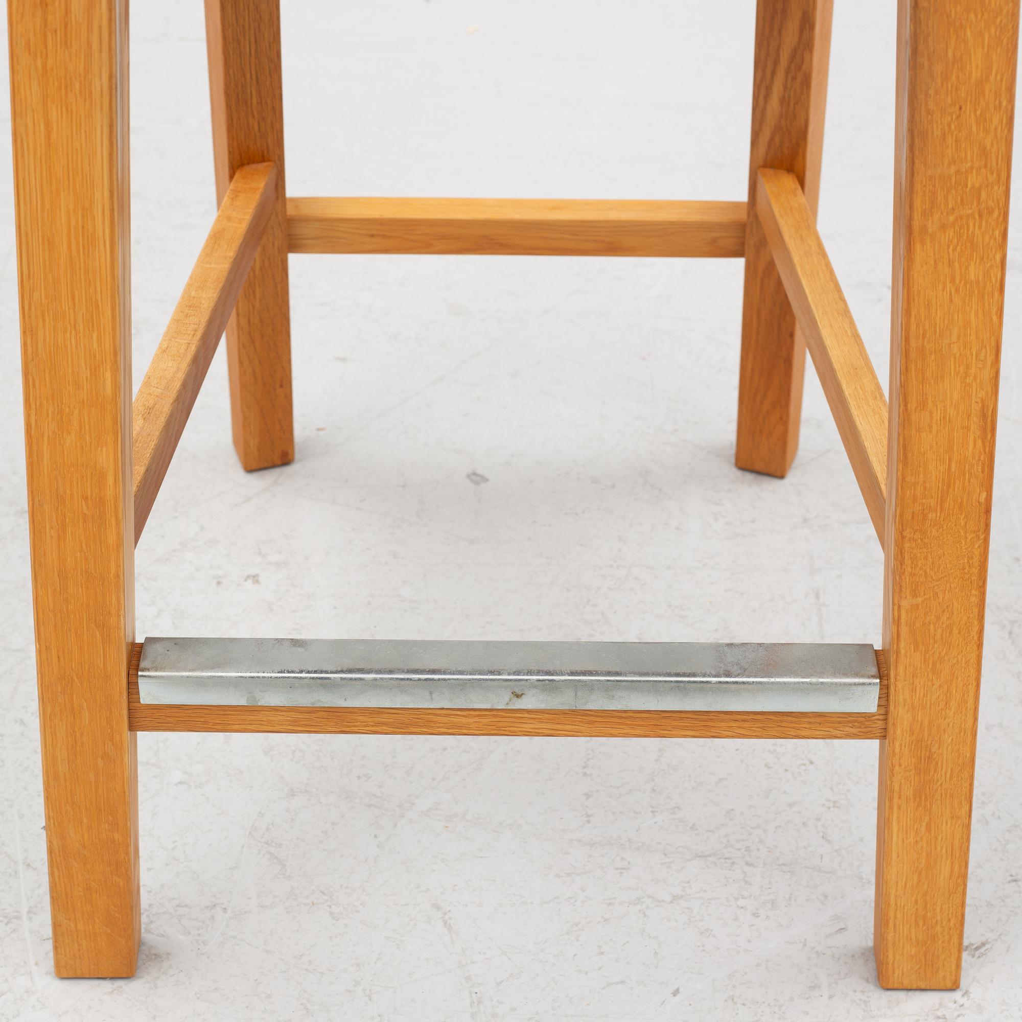 Barstolar, 8 st, "Inzel", Hans K, 1900-talets slut.