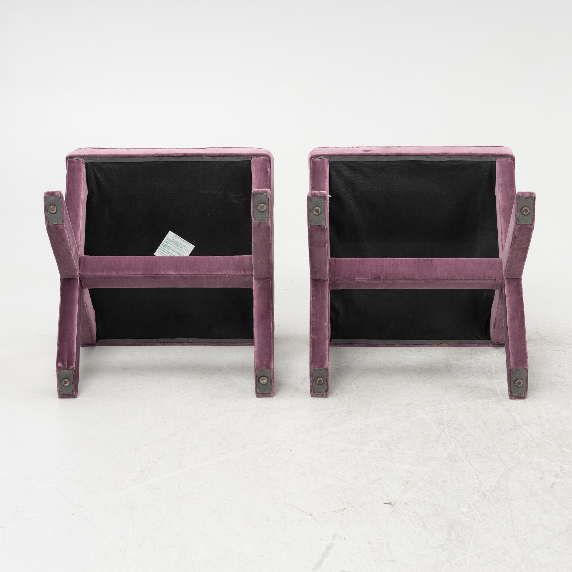 Pallar, ett par, "X-Bench", Jonathan Adler, USA, 2000-tal.