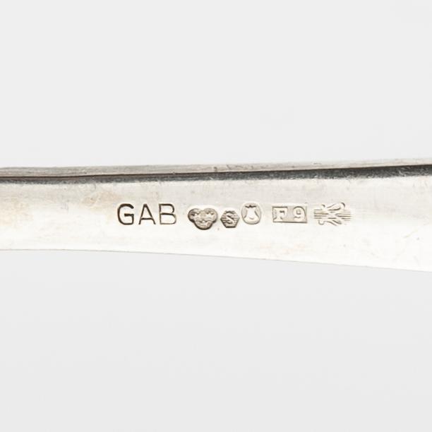 Jacob Ängman, cutlery 47 pcs, "Rosenholm" silver, Stockholm 1950s.