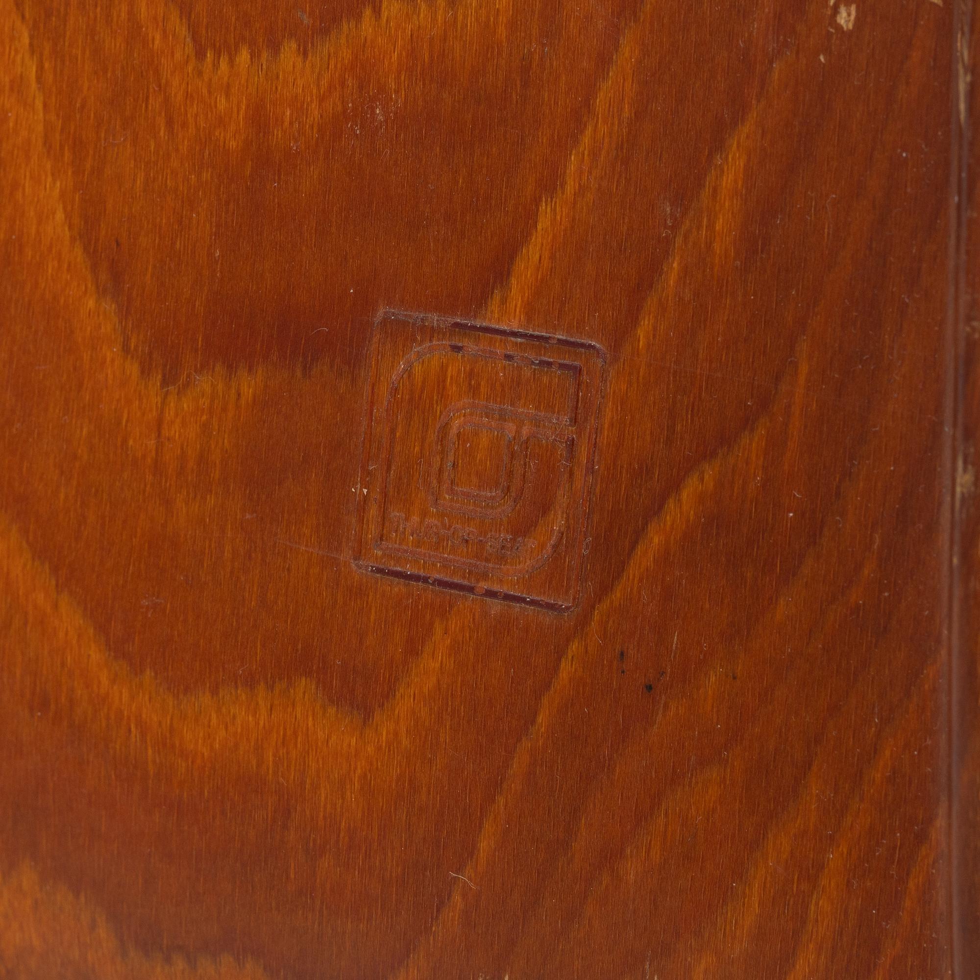 Stolar, 6 st, "Thur-Op-Seat", Pagholz, Västtyskland, 1960/70-tal.