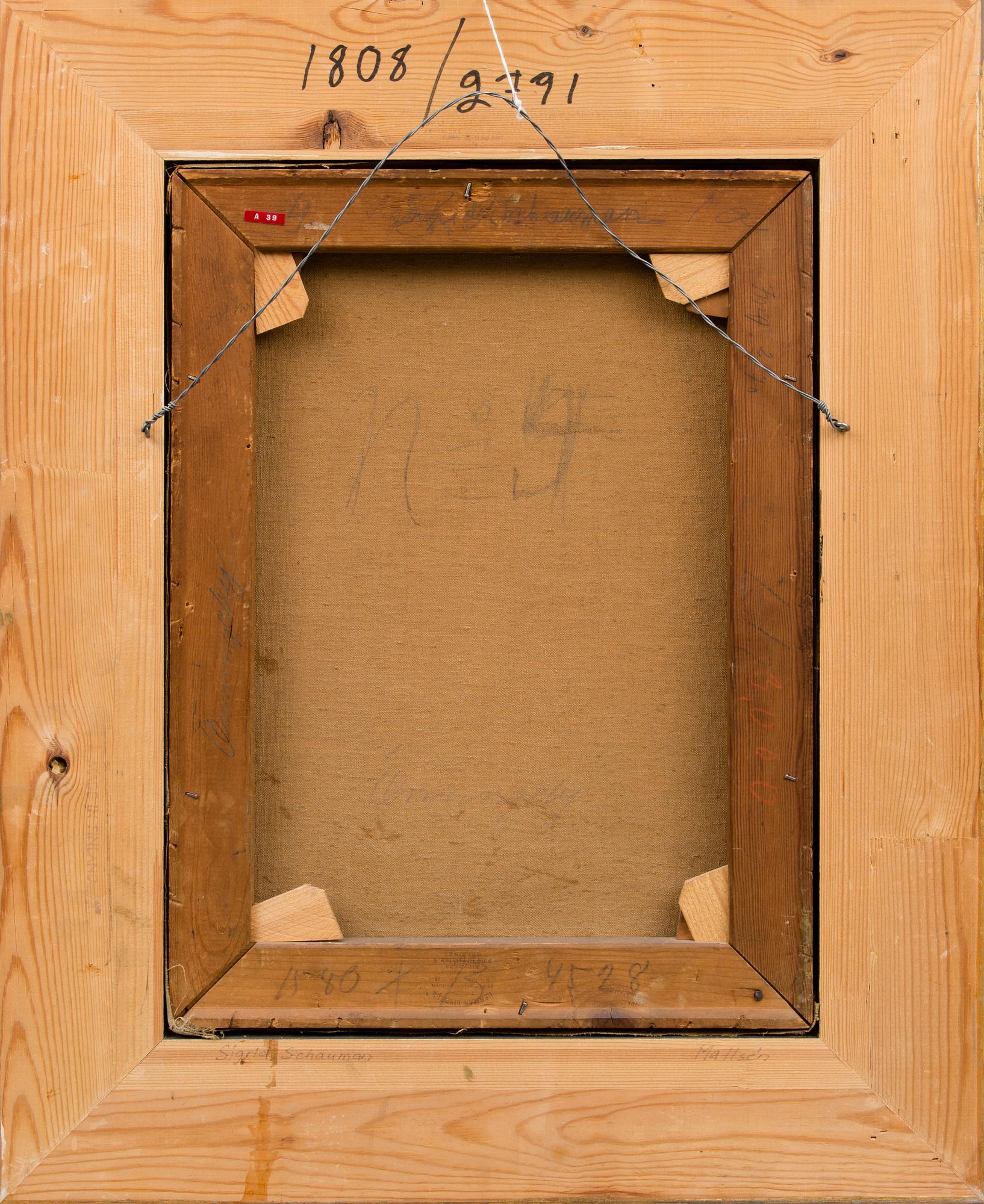 SIGRID SCHAUMAN, LANDSCAPE FROM ÅLAND ISLANDS (ÖNNINGEBY).