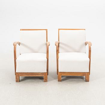 Fåtöljer ett par Art Deco 1900-talets första hälft.