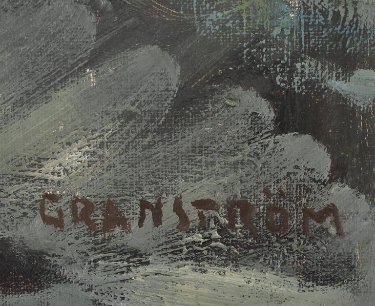 GÖSTA GRANSTRÖM, olja på duk, sign.