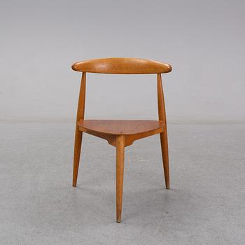 Hans J Wegner, a 'Hjertestolen' chair, Fritz Hansen, Denmark.
