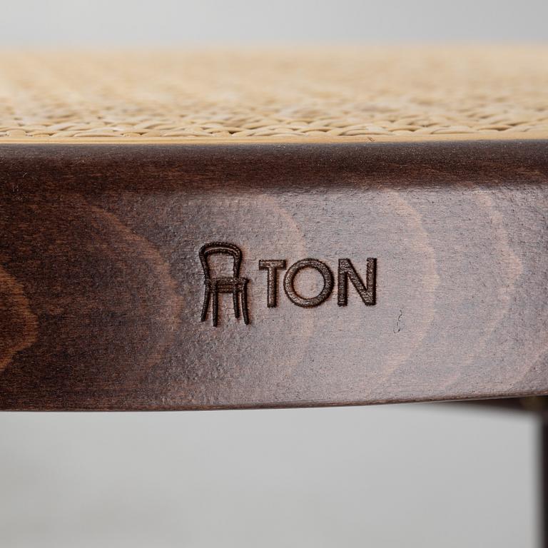 Michael Thonet, six bent-wood and rattan 'No 30´chairs, TON.