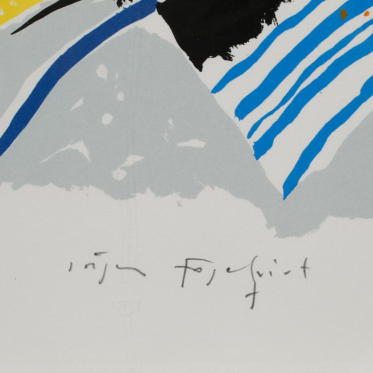 JÖRGEN FOGELQUIST, färglitografi, signerad och numrerad 41/285.
