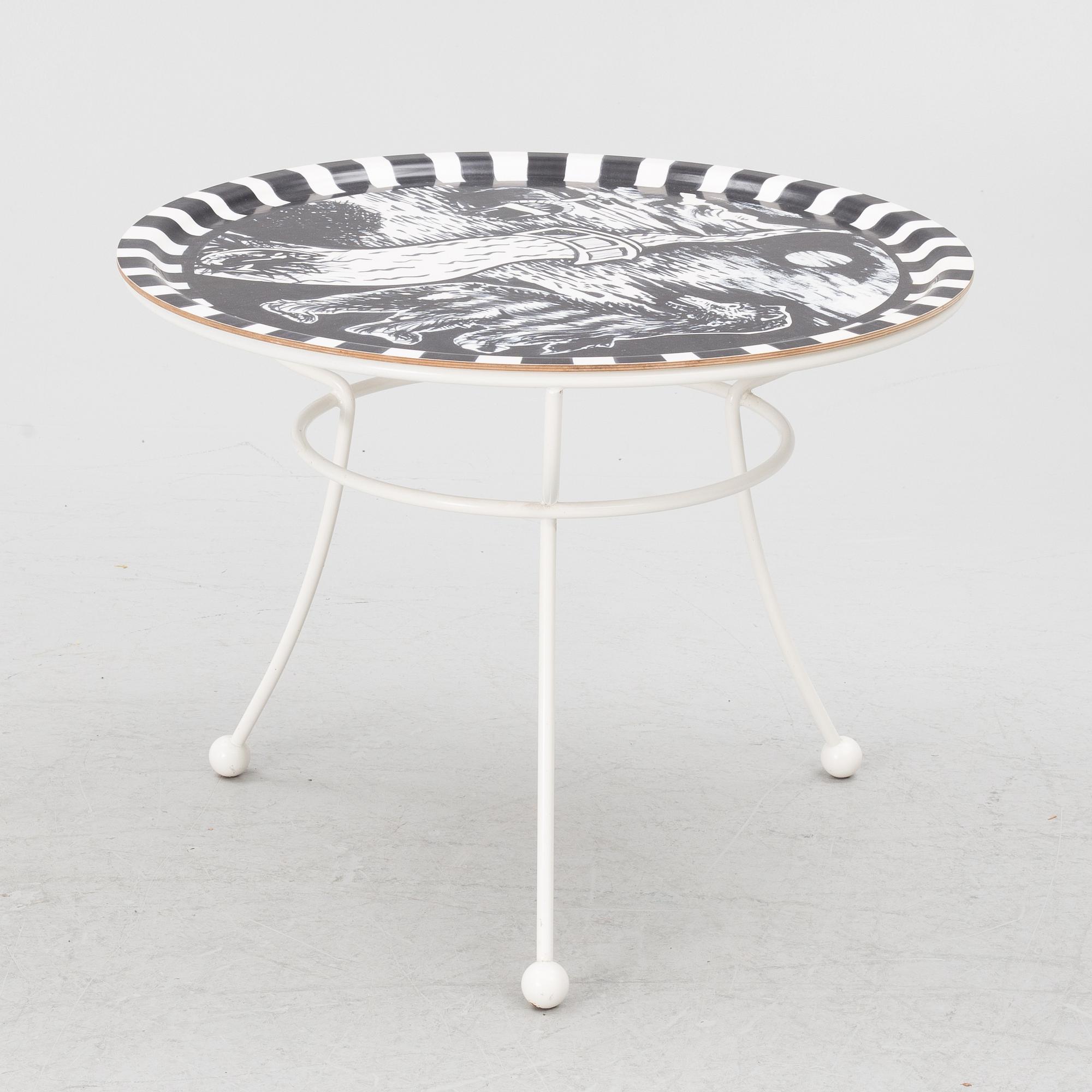 Lina Huring, tray table, Källemo, Värnamo, Sweden.