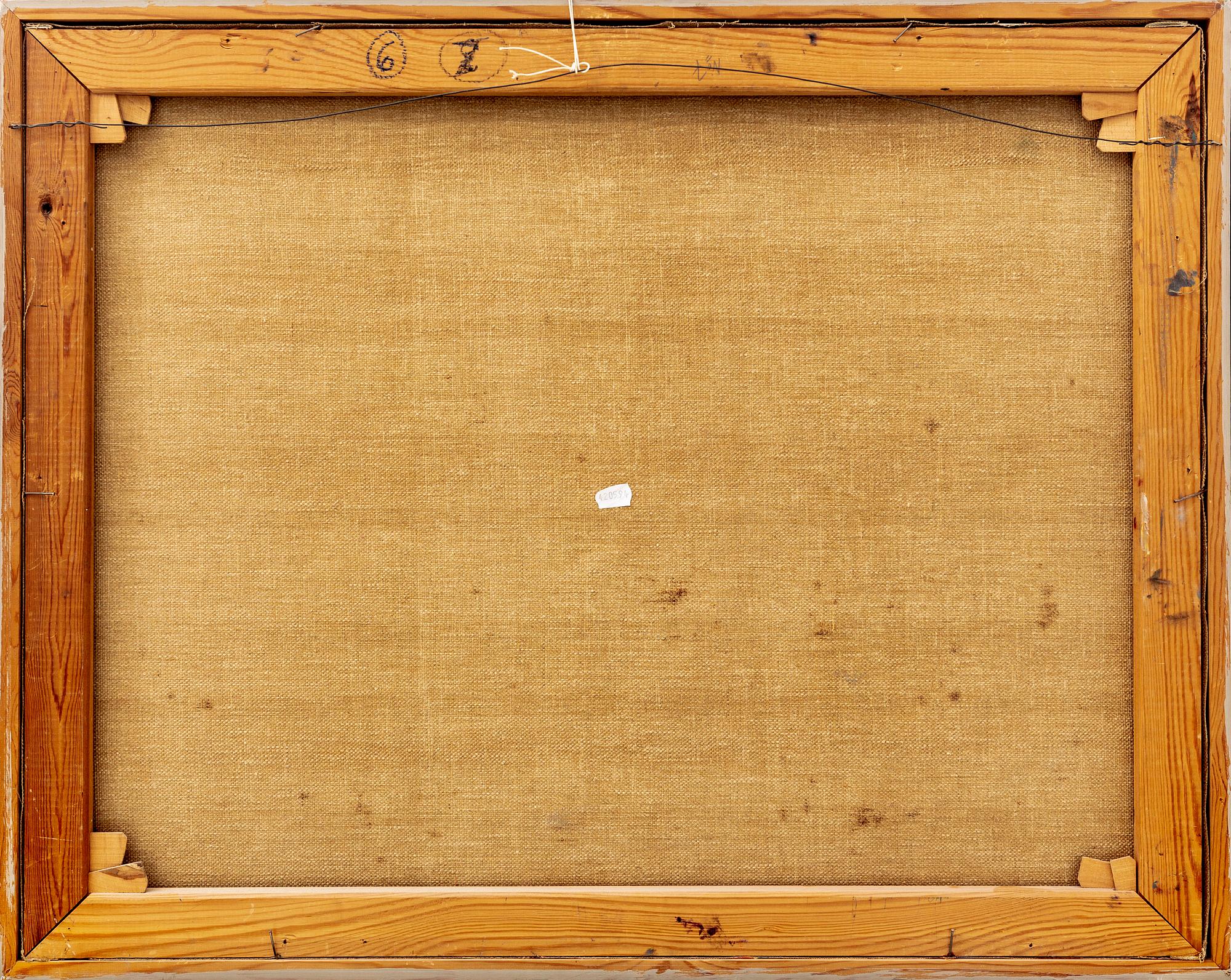 Hans Larsson, oil on canvas signed and dated 56.