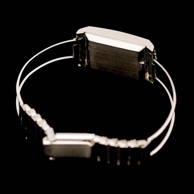 DAMARMBANDSUR, stål, Omega Ladymatic.