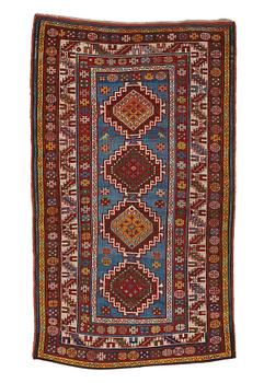 263. A RUG, a semi-antique Gendje probably, ca 209 x 124 cm.