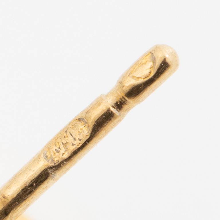 Lapponia, a pair of earrings, gold.