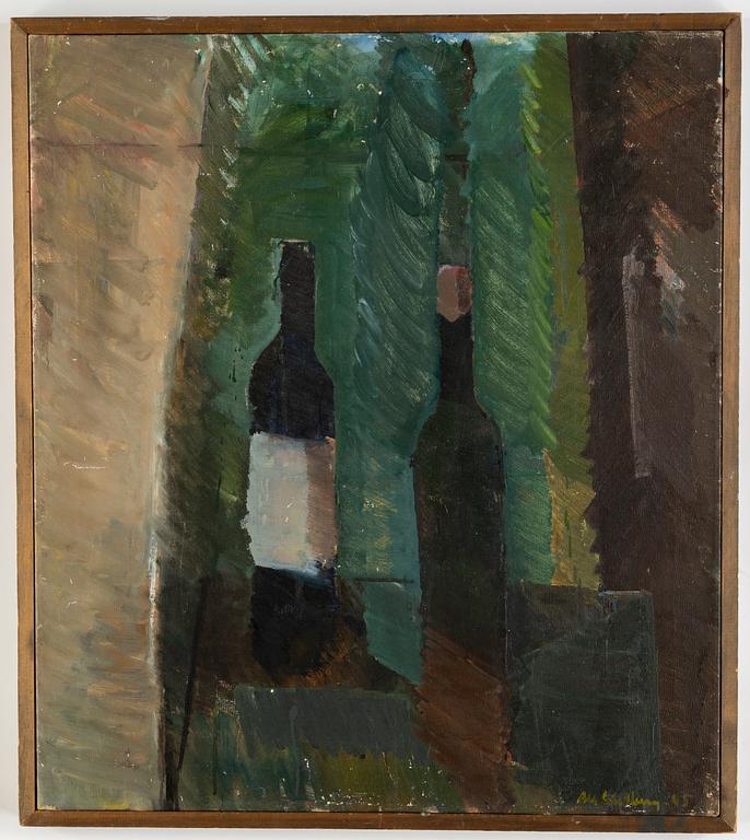 Alf Lindberg, oil on canvas, signed and dated -45.